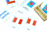 Moyo Montessori Moyo Montessori Vlajky Južnej Ameriky - trojzložkové karty