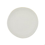 House Doctor Kameninový tanier Serve Off-white Ø 22,5 cm