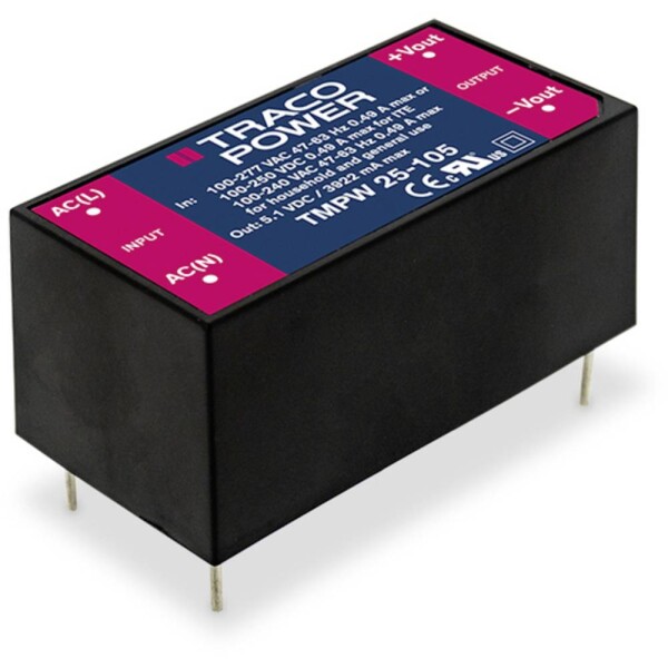 TracoPower TMPW 25-124 spínaný zdroj 1.04 A 25 W 24 V/DC 1 ks; TMPW 25-124