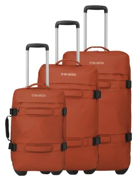 Travelite Bolonia Wheeled Duffle S,M,L Orange S: 35 l / M: 50 l / L: 75 L TRAVELITE-8000250-87