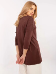 Dámska blúzka CLM BZ 0052.37 Brown - Calimera M hnědá-vzor