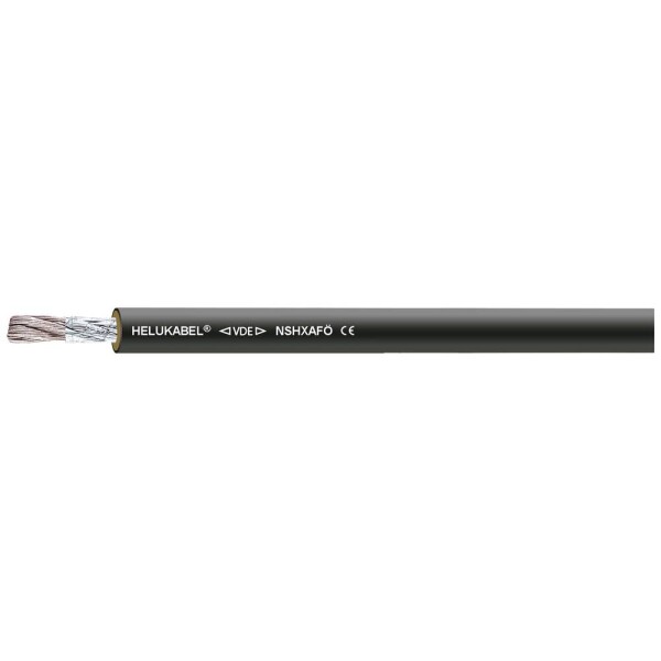 HELU 38519-500 kábel, NSHXAFÖ 1.8/3 kV, 1 x 4 mm², čierna, 500 m; 38519-500