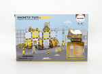 Mamido Mamido Magnetická stavebnica dopravné mesto 31 dielikov, bager, žeriav, nakladač MT1481