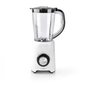 Nedis KABL300CWT bielo-čierna / Stolný mixér / 800 W / 1.5 l / 2 rýchlosti (KABL300CWT)