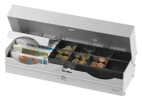 Diebold Nixdorf KA21 čierna / Pokladničná zásuvka / Horné otváranie / 461x102x163 mm / 2polohový zámok (CRKA-2121)