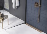 Laveo - Basso - sprchový žľab nástenný 60 cm, ružové zlato COB_861D