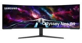57" Samsung Odyssey Neo G95NC biela/čierna / Herný monitor / QLED VA / 7680x2160 / 32:9 / 240 Hz / 1 ms (LS57CG954NUXEN)
