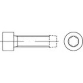 TOOLCRAFT 141306 závitníkové skrutky M5 16 mm vnútorný šesťhran DIN 7500 ocel glavanizované zinkom 2000 ks; 141306