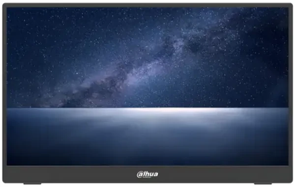 16" Dahua PM16-F201SDT čierna / Monitor / IPS / 1920x1080 / 6ms / 1000:1 / 250 cd/m2 / HDMI / 2x USB-C / VESA 75x75 (PM16-F201SDT)