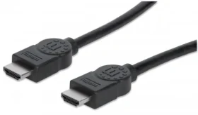 Manhattan 4K HDMI kábel s ethernetom 3m čierna / prepojovací / tienený (323222)