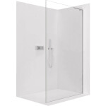 CERANO - Sprchová zástena Walk-in Onyx L-pravá vzpera - 8 mm - chróm, transparentné sklo - 60x200 CER-8050BD1076