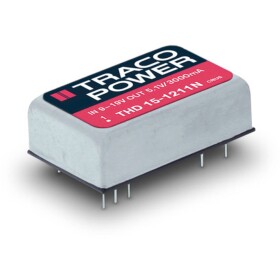 TracoPower THD 15-4811N DC / DC menič napätia, DPS 48 V/DC 5.1 V/DC 3 A 15 W Počet výstupov: 1 x; THD 15-4811N