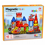 Mamido Magnetická stavebnica Hasičská základňa 42 dielikov
