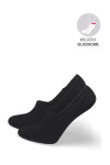 Dámske bavlnené ponožky z mikroplyšu - čierne 36-38