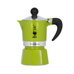 Bialetti Rainbow moka kanvička na 1 šálku 50 ml zelená (8006363018494)