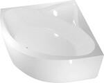 AQUALINE - DYJE rohová vaňa 150x150x41cm, biela A1550