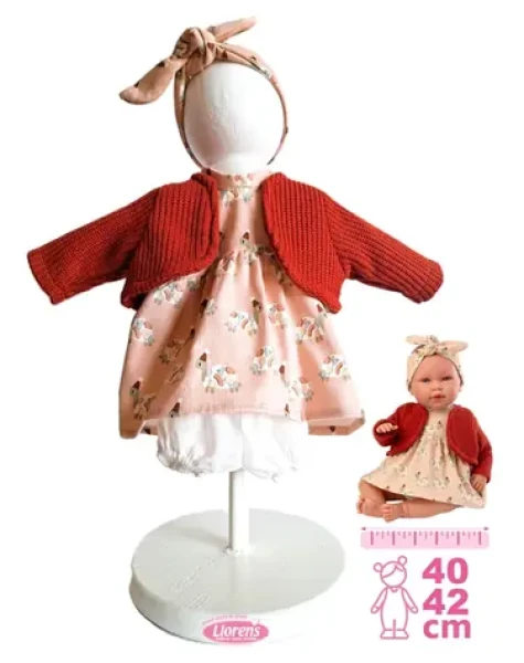 Llorens M740-015 oblečok pre bábiku bábätko NEW BORN veľkosti 40-42 cm