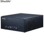Shuttle XPC slim XH610G2 čierna / Bez CPU (LGA1700 / Intel Core 12th Gen) / 2xDDR5 / 1xSATA / 3x M.2 / 2xLAN / Bez OS (XH610G2)