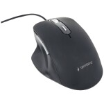 Gembird neu optická myš, prenos káblový, 6 tlačidlo, 1200 dpi, 1800 dpi, 2400 dpi, 3600 dpi, čierna; MUS-6B-02