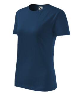 Klasické nové tričko midnight blue S