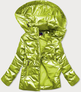 Lesklá prošívaná dámská bunda v barvě model 15271310 - 6&8 Fashion Barva: odcienie zieleni, Velikost: S (36)
