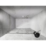 MEXEN/S - Lunar-F skladacie sprchové dvere ľavé 110, transparent, biela 836S-110-050-20-00-L