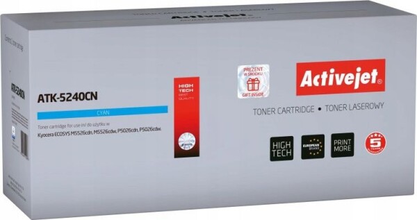 Activejet ATK-5240CN Cyan Náhradný TK-5240C (ATK-5240CN )
