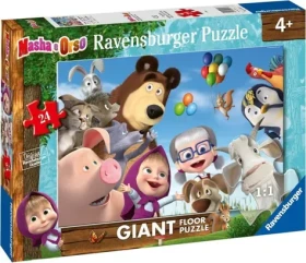 Ravensburger Podlahové puzzle Máša a medveď