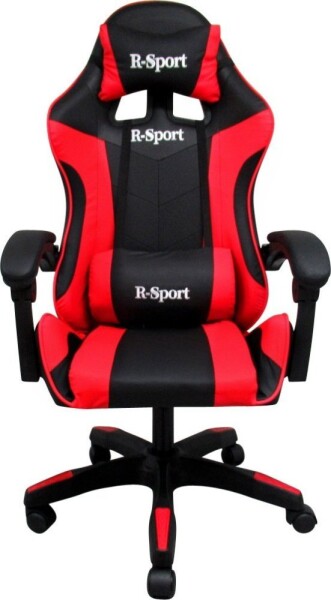 R-Sport Fotel Gamingowy K3 R-Sport CZERWONO-Čierny Pre gracza+masażer