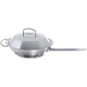 FISSLER Wok s kovovou poklicí 30 cm Profi collection nerez