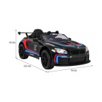 Mamido Elektrické auto BMW M6 GT3 2 x 45W čierne