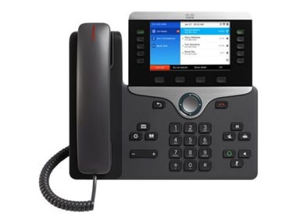 Cisco IP Phone 8861 (určené pre Cisco UC Manager) čierna / Telefón VoIP / Wi-Fi / SIP / RTCP / RTP / SRTP / SDP (CP-8861-K9=)