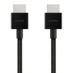 Belkin opletený kábel HDMI 2.1 Ultra HD HighSpeed čierna / 2m (AV10176bt2M-BLK)