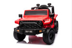 Mamido Mamido Elektrické autíčko OFFROAD červené 12V Vysoký podvozok, široké sedadlo, Odpružené nápravy, 2,4 GHz Diaľkové ovládanie LED svetlá