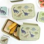 A Little Lovely Company Desiatový box Bento Dinosaurus 1,2 l