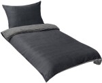 Obliečky MIKROFLANEL 95/916 140x200,70x90 šedý prúžok