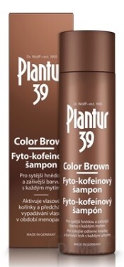 PLANTUR 39 Color brown fyto-kofeínový šampón 250 ml