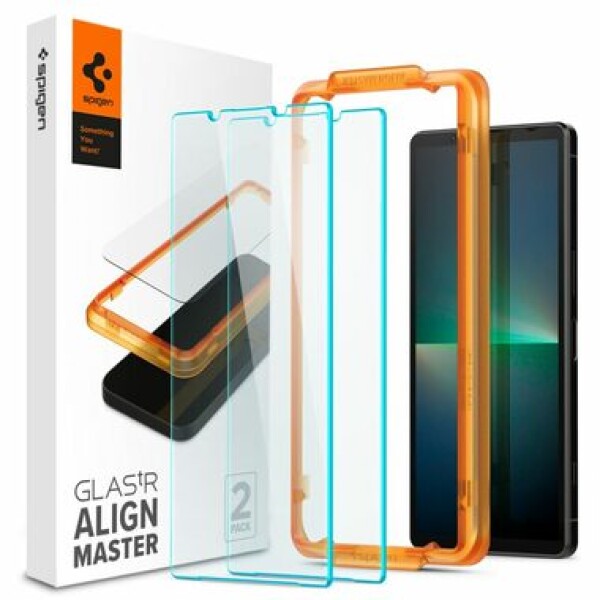 Spigen Glass AlignMaster 2 Pack ochranné sklo pre Sony Xperia 5V / 2 ks (AGL07137)