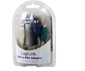 LogiLink AU0004 / Adaptér / USB na PS/2 / 0,2 m (AU0004A)