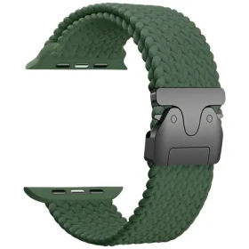 Beline Woven Nylon Parachute 42/44/45/49mm olivová / Remienok pre Apple Watch / nylonový / nastaviteľný