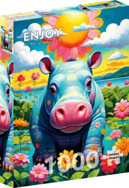 ENJOY Puzzle Slniečkový hrošík