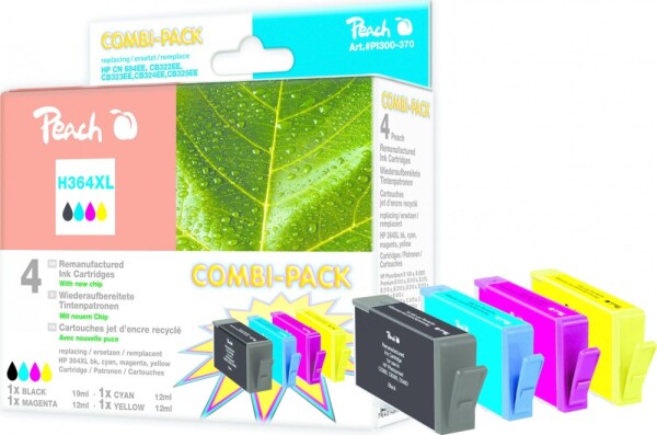 Peach Patrone HP NR.364XL MultiPackPlus Retail Comp. - PI300-370