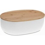 Chlebník NAMUR, plast, biela, 37,5x23x14cm - Kela - Kela