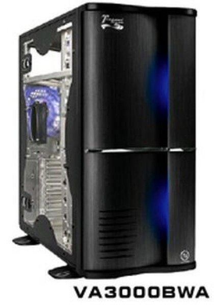 THERMALTAKE VA3000BWA TSUNAMI / midi tower / USB 2.0 / bez zdroja / ATX / priehľadná bočnica / čierna (VA3000BWA)