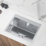 VELAZO Nerezový drez 48 x 45 cm s otvorom pre batériu, Velazo VELAZ4845