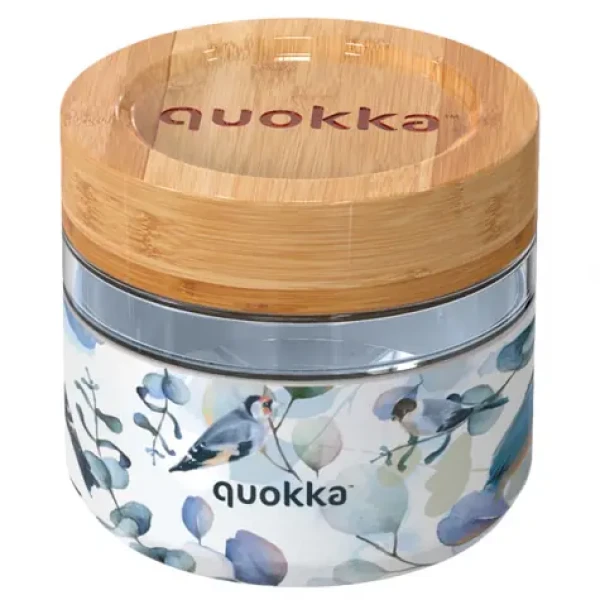 Quokka Deli Food Jar 500 ml Blue Nature / Nádoba na jedlo / sklo / dopredaj (8412497401208)