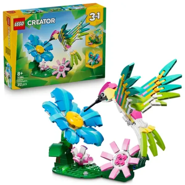 LEGO® Creator 3 v 1 31384 Divoké zvieratá: Farebný kolibrík