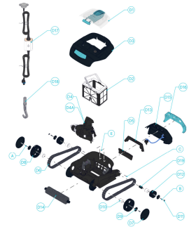 Robotický bazénový vysávač Maytronics Dolphin Liberty 200