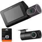 70mai T800 4K + zadná kamera RC41 4K HDR + SD karta 512GB / Kamera do auta / 4K (T800-41-512G)
