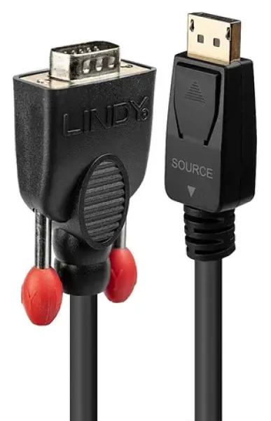 Lindy DisplayPort pre VGA / Adaptér / 1 m / 1920x1200 px (41941)
